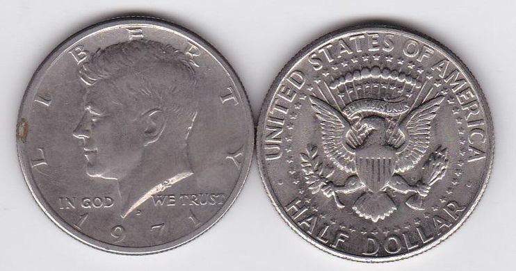 США - Half Dollar 1971 - VF+