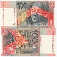 Словакия - 100 Korun 2001 - P. 25d - UNC