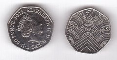 United Kingdom / England / Great Britain - 50 Pence 2022 - 50 Years of Pride - UNC