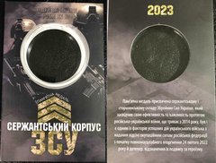 Украина - 2024 - Блістер під пам`ятну медаль - Сержантський корпус ЗСУ