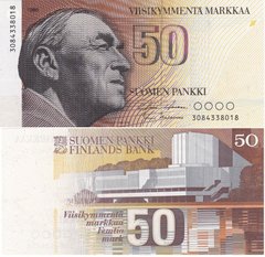 Финляндия - 50 Markkaa 1986 - P. 114a(20) - UNC