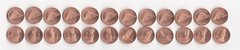 Остров Пасхи - набор 12 монет x 1 Peso 2021 ( 2022 ) - Статуи Моаи - Медь - ( Weight - 2,3 grams, Diameter - 14 mm ) - UNC