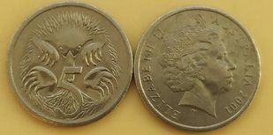 Австралія - 5 Cents 2001 - VF