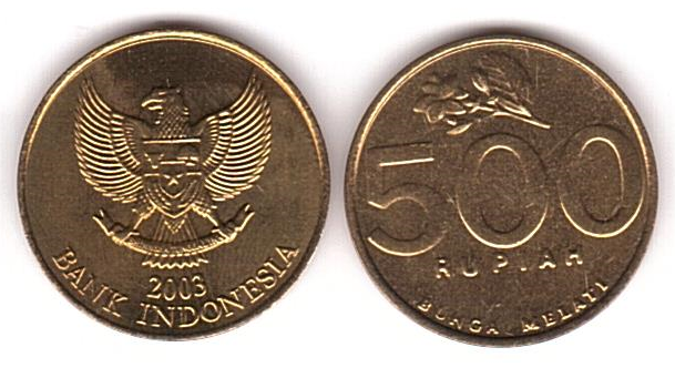 Індонезія - 500 Rupiah 2003 - UNC