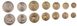 Перу - 3 шт х набор 7 монет 5 10 25 Centavos 1/2 1 5 10 Soles 1973 - 1975 - aUNC / UNC