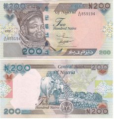 Нигерия - 200 Naira 2000 - UNC
