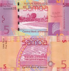 Samoa - 5 Tala 2017 - P. 38c - UNC