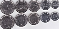 Венесуэла - набор 5 монет 10 20 50 100 500 Bolivares 2002 - 2004 - UNC