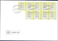 2758 - Естонія - 2003 - герб - 9 марок - 0,50 - КПД