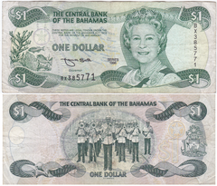 Багамські острови / Багами - 1 Dollar 1996 - P. 57A - BX385771 - VF