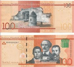 Домініканська Республіка / Домінікана - 100 Pesos Dominicanos 2019 ( 2020 ) - UNC