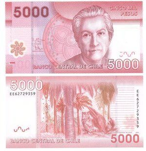 Чили - 5000 Pesos 2016 - P. 163 - Polymer - UNC