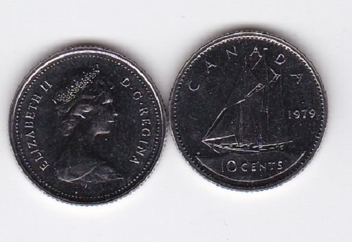 Канада - 10 Cents 1979 - aUNC