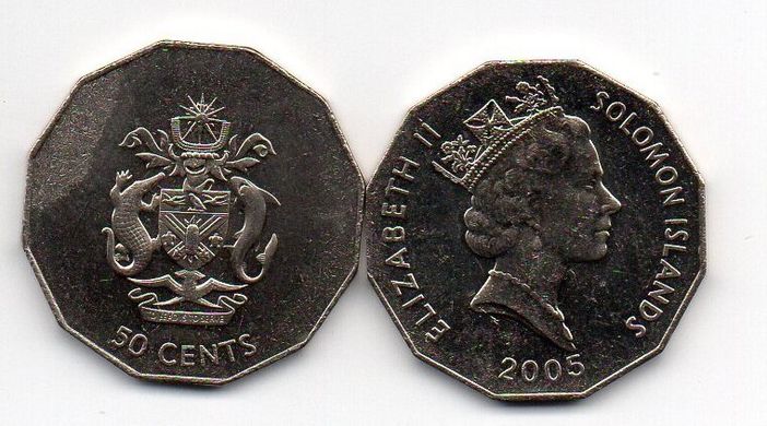 Solomon Islands - 50 Cents 2005 - aUNC