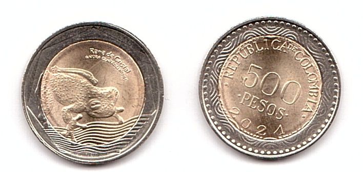 Колумбия - 5 шт х 500 Pesos 2021 - UNC