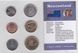 Новая Зеландия - набор 6 монет 5 10 20 50 Cents 1 2 Dollar 2004 - 2010 - в блистере - UNC