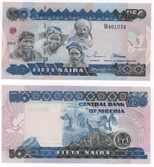 Nigeria - 50 Naira 2004 - Pick 27e - UNC