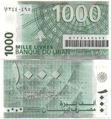 Lebanon - 1000 Livres 2008 - Pick 84b - UNC