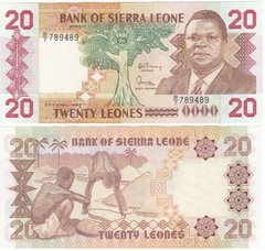 Сьєрра-Леоне - 20 Leones 1988 - UNC
