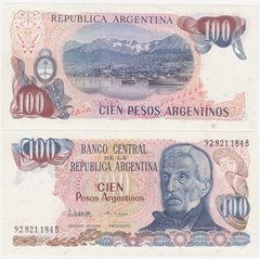 Аргентина - 100 Pesos Argentinos 1983 - P. 315a(2) - UNC