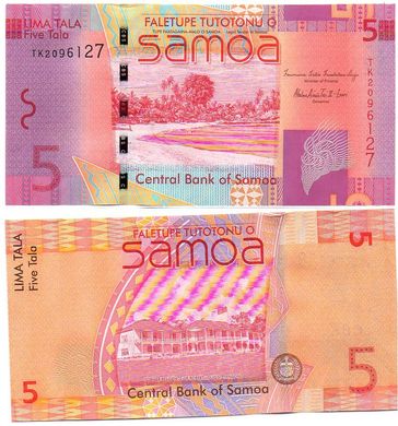 Samoa - 5 pcs x 5 Tala 2012 - Pick 38b - UNC
