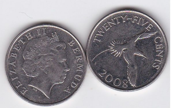 Bermuda - 25 Cents 2008 - VF