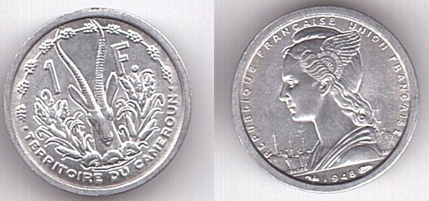 Cameroon - 1 Franc 1948 - UNC