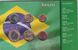 Бразилия - набор 6 монет - 1 5 10 25 50 Cent 1 Real 2004 - 2009 - в картоне - UNC