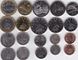 Zimbabwe - 3 pcs x set 10 coins 1 5 10 20 50 Cent 1 2 5 10 25 Dollars 1997 - 2003 - aUNC