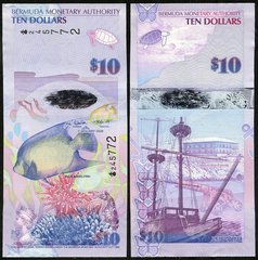 Бермудские Острова / Бермуды - 10 Dollars 2009 - P. 59a(1) - UNC