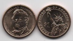 USA - 1 Dollar 2010 - D - Millard Fillmore 13th President - UNC