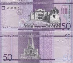 Домініканська Республіка - 50 Pesos 2017 - serie GS5558534 - VF