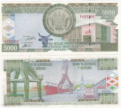 Бурунді - 5000 Francs 2003 - P. 42b - UNC