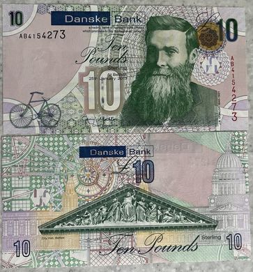 Ireland Northern - 10 Pounds 2013 - P. 212a - Danske Bank - UNC
