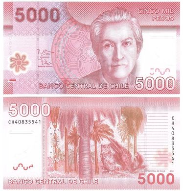 Чилі - 5000 Pesos 2014 - UNC