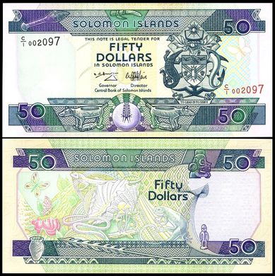 Соломонові острови - 50 Dollars 1996 - Pick 22 - Serie C/1 - UNC