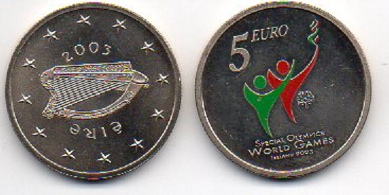 Ірландія - 5 євро 2003 comm. - UNC