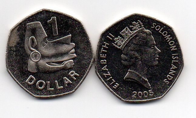 Соломонові острови / Соломони - 1 Dollar 2005 - XF