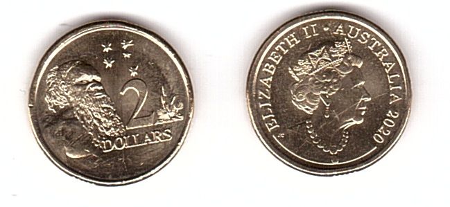 Австралія - ​​2 Dollars 2020 - UNC