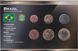 Brazil - set 6 coins - 1 5 10 25 50 Cent 1 Real 2003 - 2009 - in cardboard - UNC