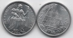 French Pacific - 2 Francaise 1965 - UNC