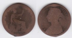 Великобритания - 1/2 Penny 1890 - F