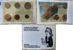 Маврикій - набір 6 монет 1 2 5 10 Cents Half Rupee 1 Rupee 1971 - 1978 - aUNC / XF+