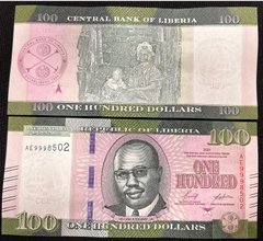Либерия - 100 Dollars 2021 ( 2022 ) - UNC