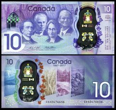 Канада - 10 Dollars 2017 - P. 112 - commemorative - UNC