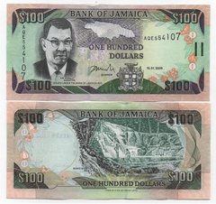 Ямайка - 100 Dollars 2009 - P. 84d - UNC