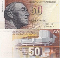 Финляндия - 50 Markkaa 1986 - P. 114a(9) - UNC