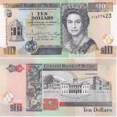 Белиз - 10 Dollars 2001 - UNC