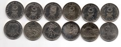 Греция - набор 6 монет 500 Drachmes 2000 Афины 2004 Олимпиада - aUNC / UNC