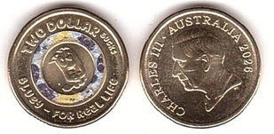 Австралия - 2 Dollars 2026 - Блуї - Для реального життя - UNC